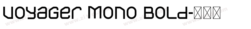 Voyager Mono Bold字体转换 Voyager Mono Bold字体转换